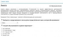 Жители Алтайского края могут оценить эффективность работы руководителей органов местного самоуправления